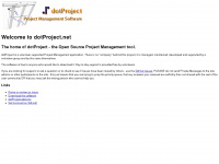 dotproject.net Webseite Vorschau