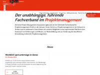 spm.ch Webseite Vorschau