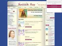 samtstein-shop.com Webseite Vorschau