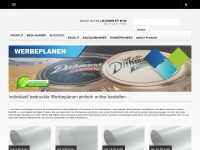 werbeplanen.com Webseite Vorschau