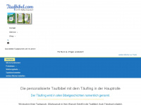 taufbibel.com Webseite Vorschau