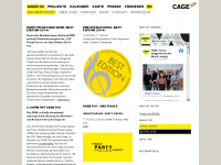 cage100.com Webseite Vorschau