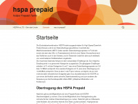 hspa-prepaid.de Webseite Vorschau