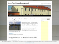 bautagebuch-passivhaus.de Webseite Vorschau
