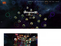 universe3d.com Webseite Vorschau