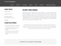 tourosynagogue.com Webseite Vorschau