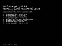 black-list.eu Webseite Vorschau
