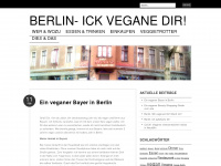 berlinickveganedir.wordpress.com Webseite Vorschau