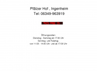 pfaelzerhof-ingenheim.com