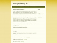 vorsorge-planung.de Webseite Vorschau