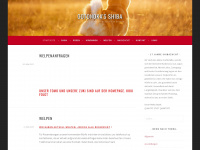 shiba-ratsch.de Webseite Vorschau