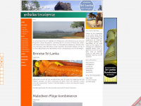 srilanka-tourismus.de Webseite Vorschau