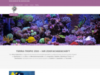 terra-tropiczoo.de Webseite Vorschau