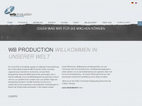 wb-production.com Webseite Vorschau
