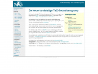 ntg.nl Webseite Vorschau