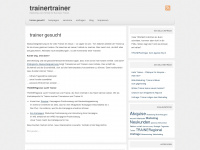 trainertrainer.wordpress.com Webseite Vorschau