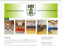 mtv-hohenkirchen.de Webseite Vorschau