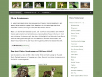 kleinehunderassen.info Webseite Vorschau