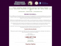 psychicsdirectory.com Webseite Vorschau