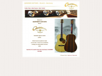 queener-guitars.com Webseite Vorschau