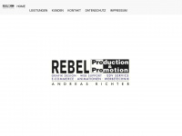 rebelproduction.de Webseite Vorschau