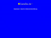 gamedev.de Webseite Vorschau