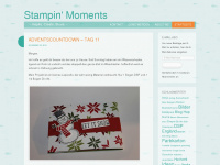 stampingmoments.wordpress.com Webseite Vorschau
