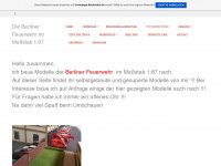 feuerwehrmodelle-berlin.de.tl Webseite Vorschau