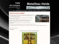 metallbau-heide.de Webseite Vorschau