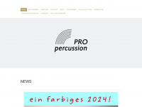 propercussion.ch Webseite Vorschau
