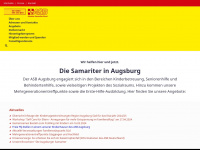augsburg-asb.de Webseite Vorschau