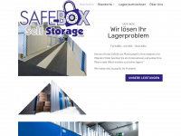 safebox-selfstorage.de Webseite Vorschau