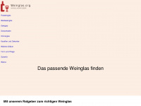 weinglas.org Webseite Vorschau