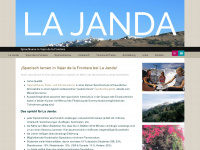 lajanda-spanischkurse.de Webseite Vorschau