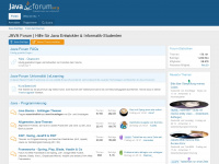 java-forum.org Webseite Vorschau