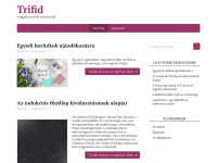 trifid.hu Webseite Vorschau