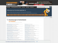 versicherungsfinder.ch Webseite Vorschau