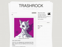 trashrock.tumblr.com Webseite Vorschau