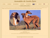 azawakh.fr Webseite Vorschau