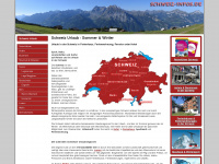 schweiz-infos.de Webseite Vorschau
