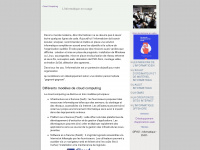 cloudcomputing.fr Webseite Vorschau