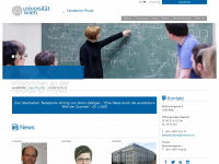 physik.univie.ac.at Webseite Vorschau