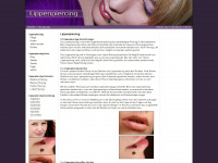 lippenpiercing.net Webseite Vorschau