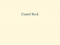 daniel-beck.com Webseite Vorschau