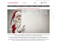 preuninger.ch Webseite Vorschau