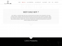 ums-productions.com Webseite Vorschau