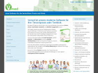 vemed.net Webseite Vorschau