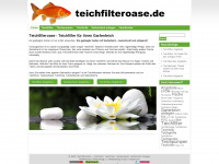 teichfilteroase.de Webseite Vorschau