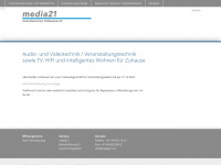 media21.ch Webseite Vorschau