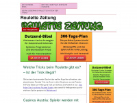 roulettezeitung.com Webseite Vorschau